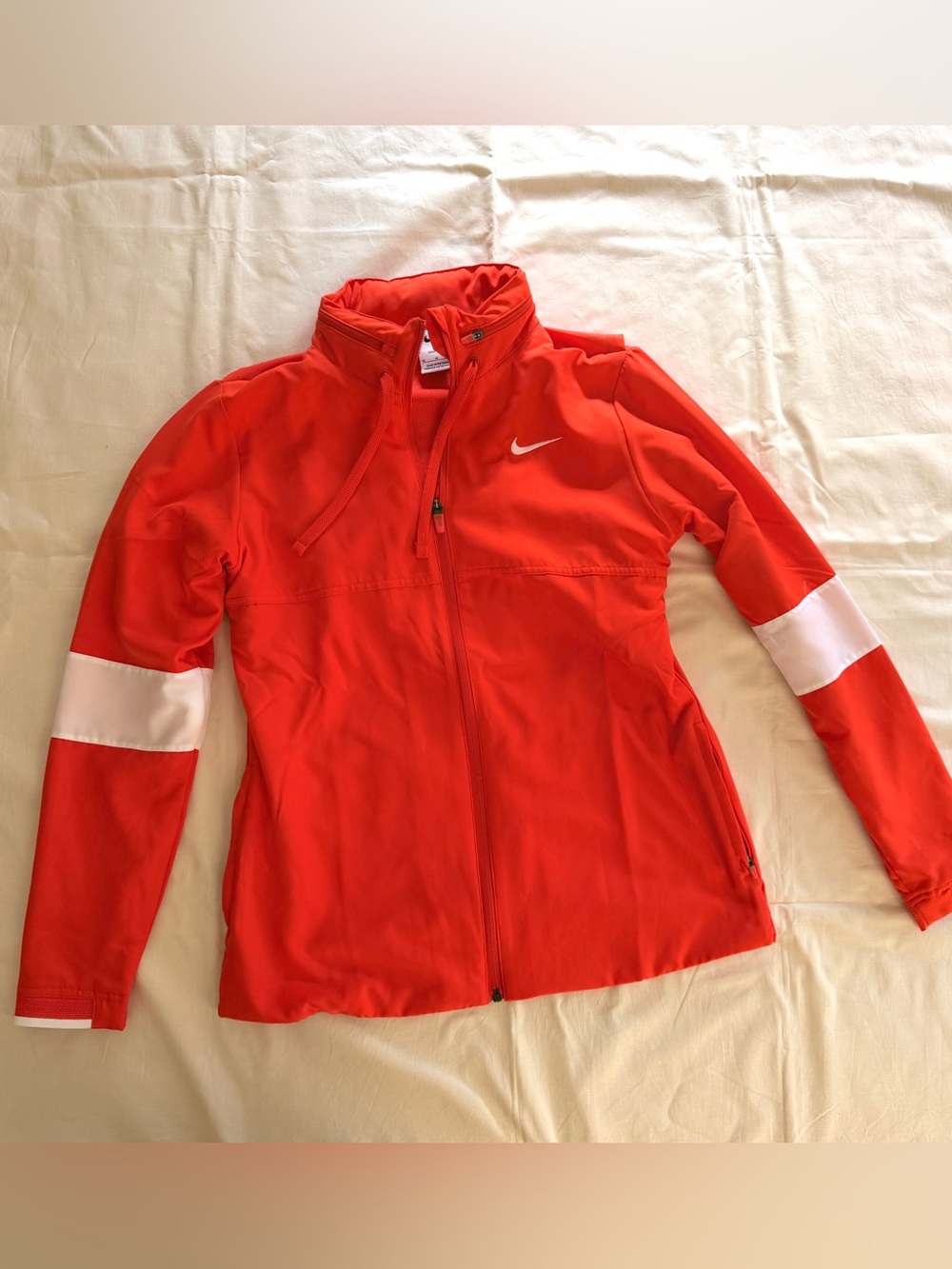 Nike Women's Orange Full-Zip Utility Sport Jacket